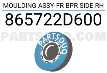 Hyundai / KIA 865722D600 MOULDING ASSY-FR BPR SIDE RH