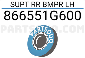 Hyundai / KIA 866551G600 SUPT RR BMPR LH