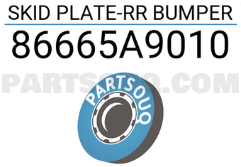 Hyundai / KIA 86665A9010 SKID PLATE-RR BUMPER