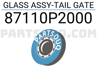 Hyundai / KIA 87110P2000 GLASS ASSY-TAIL GATE
