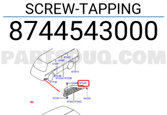 Hyundai / KIA 8744543000 SCREW-TAPPING