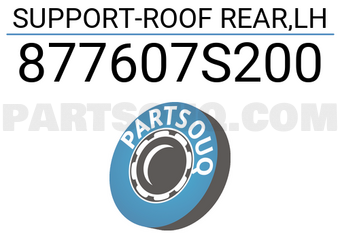 Hyundai / KIA 877607S200 SUPPORT-ROOF REAR,LH