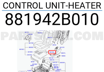 Hyundai / KIA 881942B010 CONTROL UNIT-HEATER