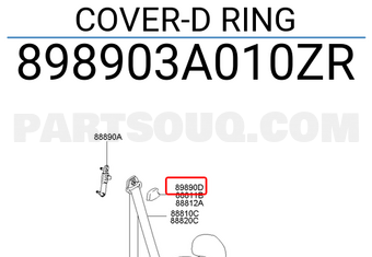 Hyundai / KIA 898903A010ZR COVER-D RING