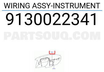 Hyundai / KIA 9130022341 WIRING ASSY-INSTRUMENT