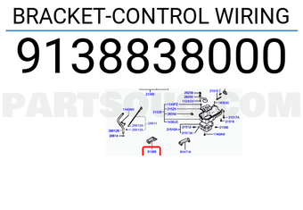 Hyundai / KIA 9138838000 BRACKET-CONTROL WIRING