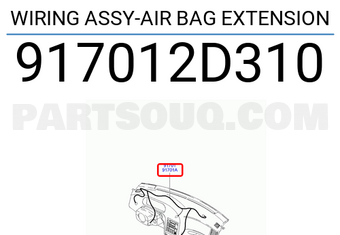 Hyundai / KIA 917012D310 WIRING ASSY-AIR BAG EXTENSION