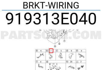 Hyundai / KIA 919313E040 BRKT-WIRING