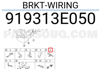 Hyundai / KIA 919313E050 BRKT-WIRING