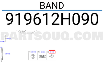 Hyundai / KIA 919612H090 BAND