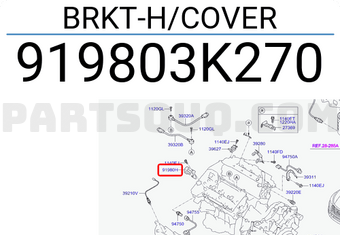Hyundai / KIA 919803K270 BRKT-H/COVER