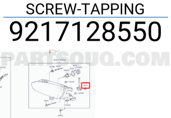Hyundai / KIA 9217128550 SCREW-TAPPING