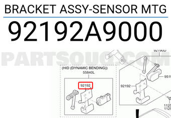 Hyundai / KIA 92192A9000 BRACKET ASSY-SENSOR MTG