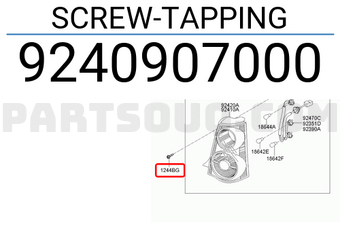 Hyundai / KIA 9240907000 SCREW-TAPPING