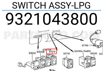 Hyundai / KIA 9321043800 SWITCH ASSY-LPG