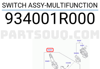 Hyundai / KIA 934001R000 SWITCH ASSY-MULTIFUNCTION