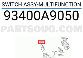 Hyundai / KIA 93400A9050 SWITCH ASSY-MULTIFUNCTION