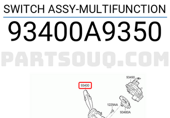 Hyundai / KIA 93400A9350 SWITCH ASSY-MULTIFUNCTION