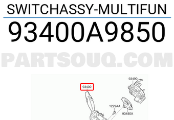 Hyundai / KIA 93400A9850 SWITCHASSY-MULTIFUN