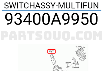Hyundai / KIA 93400A9950 SWITCHASSY-MULTIFUN