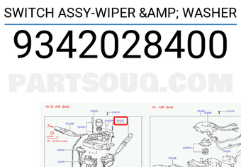 Hyundai / KIA 9342028400 SWITCH ASSY-WIPER & WASHER
