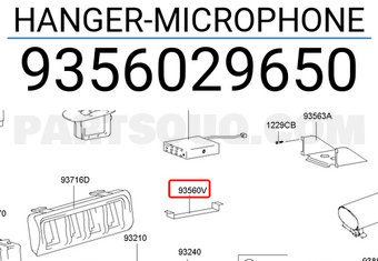 Hyundai / KIA 9356029650 HANGER-MICROPHONE