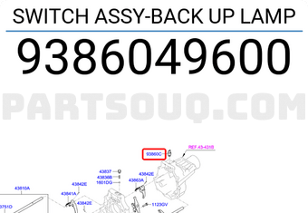SWITCH ASSY-BACK UP LAMP 9386049600 | Hyundai / KIA Parts | PartSouq