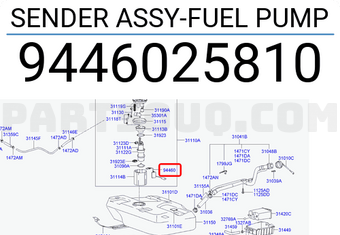 Hyundai / KIA 9446025810 SENDER ASSY-FUEL PUMP