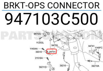 Hyundai / KIA 947103C500 BRKT-OPS CONNECTOR