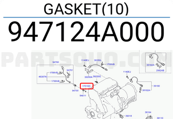 Hyundai / KIA 947124A000 GASKET(10)