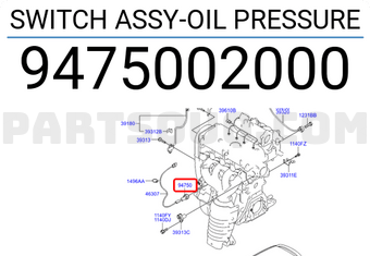Hyundai / KIA 9475002000 SWITCH ASSY-OIL PRESSURE