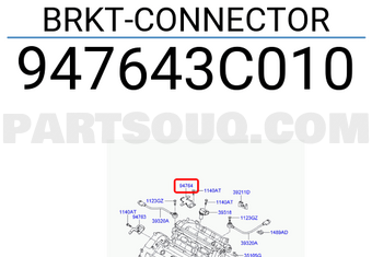 Hyundai / KIA 947643C010 BRKT-CONNECTOR
