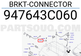 Hyundai / KIA 947643C060 BRKT-CONNECTOR
