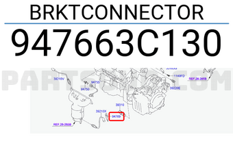 Hyundai / KIA 947663C130 BRKTCONNECTOR