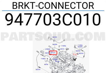 Hyundai / KIA 947703C010 BRKT-CONNECTOR