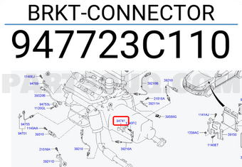 Hyundai / KIA 947723C110 BRKT-CONNECTOR