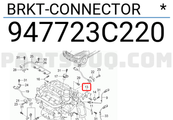 Hyundai / KIA 947723C220 BRKT-CONNECTOR *