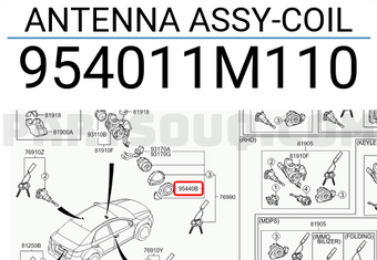 Hyundai / KIA 954011M110 ANTENNA ASSY-COIL