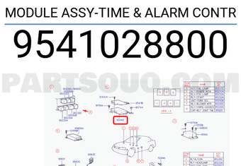Hyundai / KIA 9541028800 MODULE ASSY-TIME & ALARM CONTR
