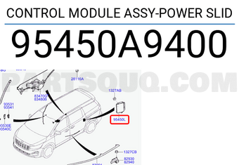 Hyundai / KIA 95450A9400 CONTROL MODULE ASSY-POWER SLID