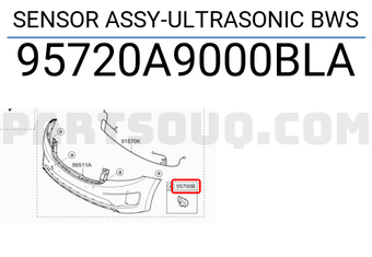 Hyundai / KIA 95720A9000BLA SENSOR ASSY-ULTRASONIC BWS
