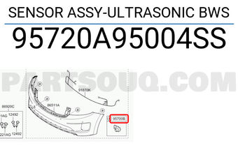 Hyundai / KIA 95720A95004SS SENSOR ASSY-ULTRASONIC BWS