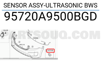 Hyundai / KIA 95720A9500BGD SENSOR ASSY-ULTRASONIC BWS