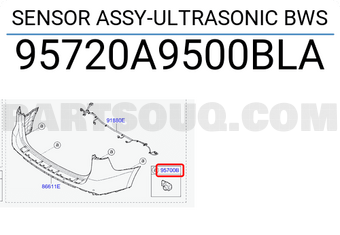 Hyundai / KIA 95720A9500BLA SENSOR ASSY-ULTRASONIC BWS