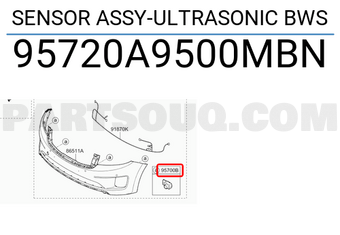 Hyundai / KIA 95720A9500MBN SENSOR ASSY-ULTRASONIC BWS