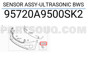 Hyundai / KIA 95720A9500SK2 SENSOR ASSY-ULTRASONIC BWS