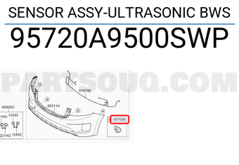 Hyundai / KIA 95720A9500SWP SENSOR ASSY-ULTRASONIC BWS
