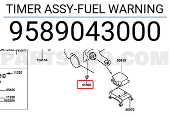 Hyundai / KIA 9589043000 TIMER ASSY-FUEL WARNING