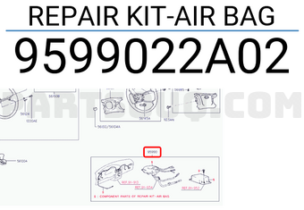 Hyundai / KIA 9599022A02 REPAIR KIT-AIR BAG