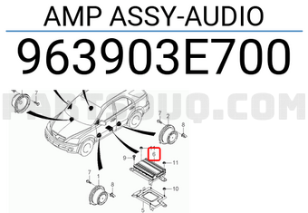 Hyundai / KIA 963903E700 AMP ASSY-AUDIO